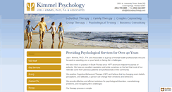 Desktop Screenshot of kimmelpsychology.com